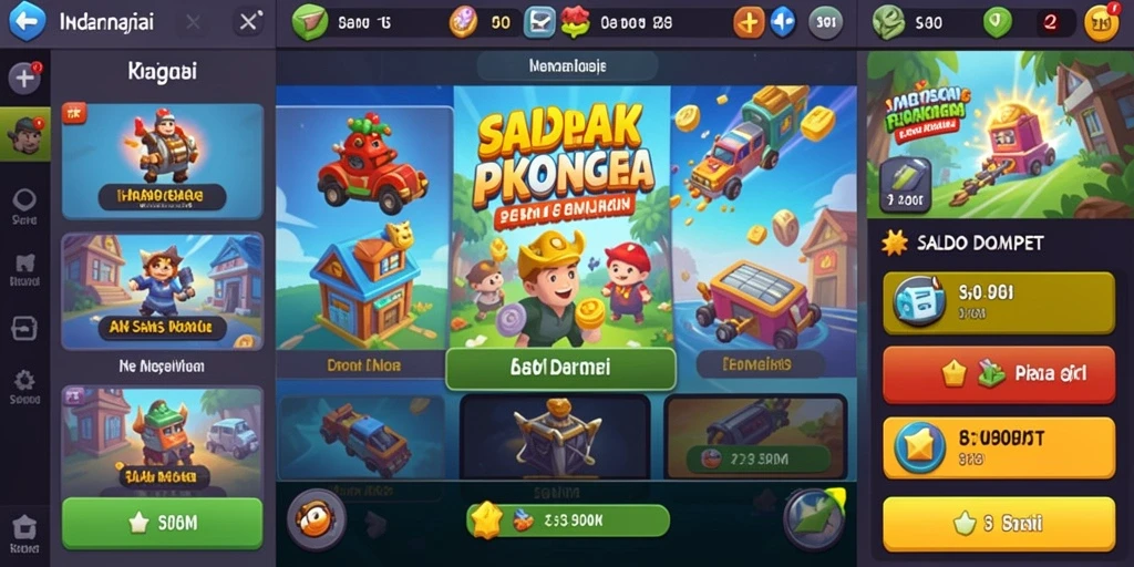 Berbagai mode permainan yang menarik.