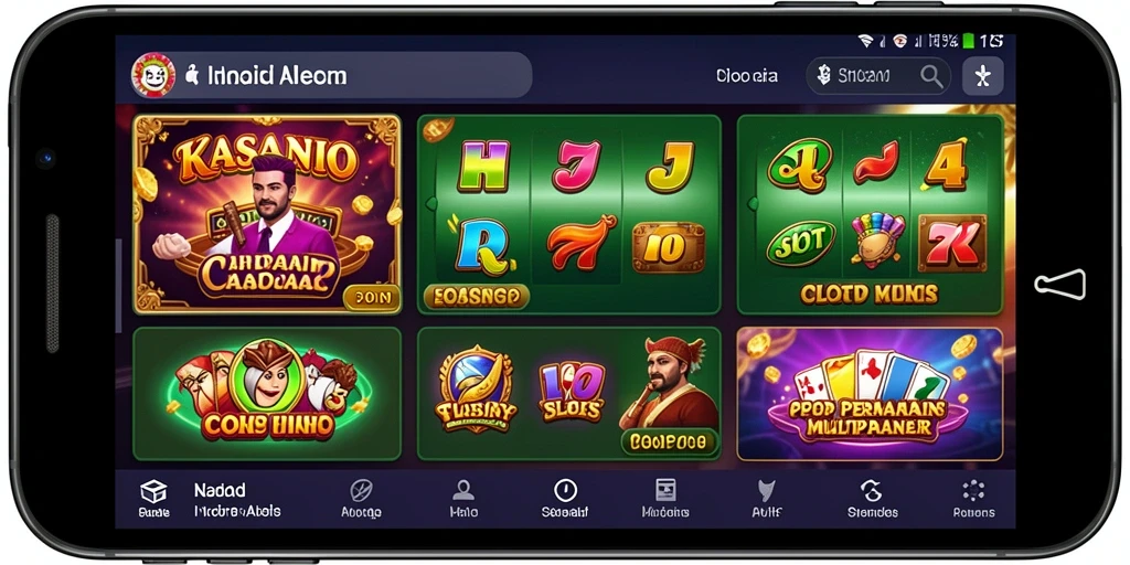 Ruang pertempuran epik dalam KING999, penuh aksi dan strategi.