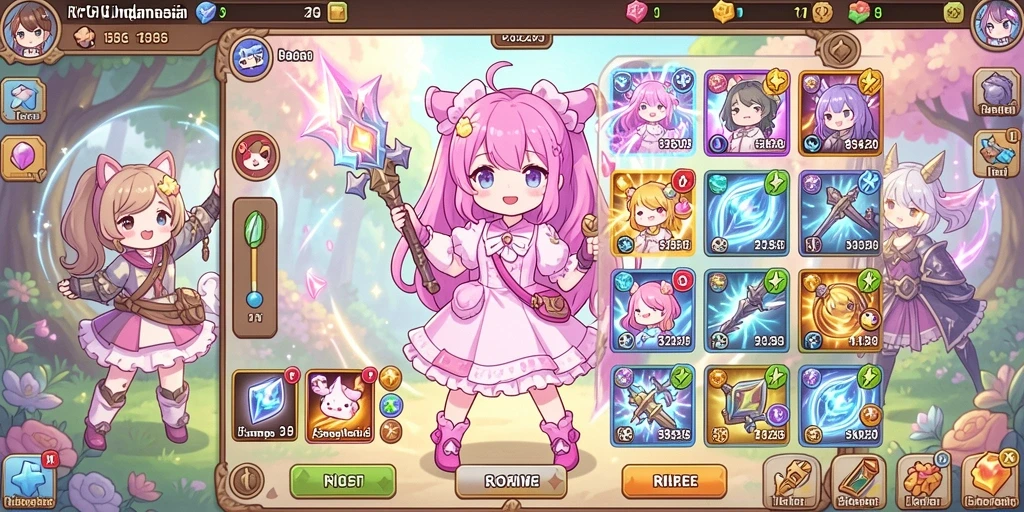 Pemandangan grafis yang memukau di level 5.